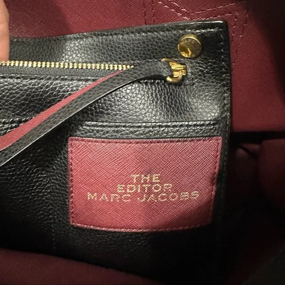 Marc Jacobs Black Leather Tote Bag - Picture 13 of 14